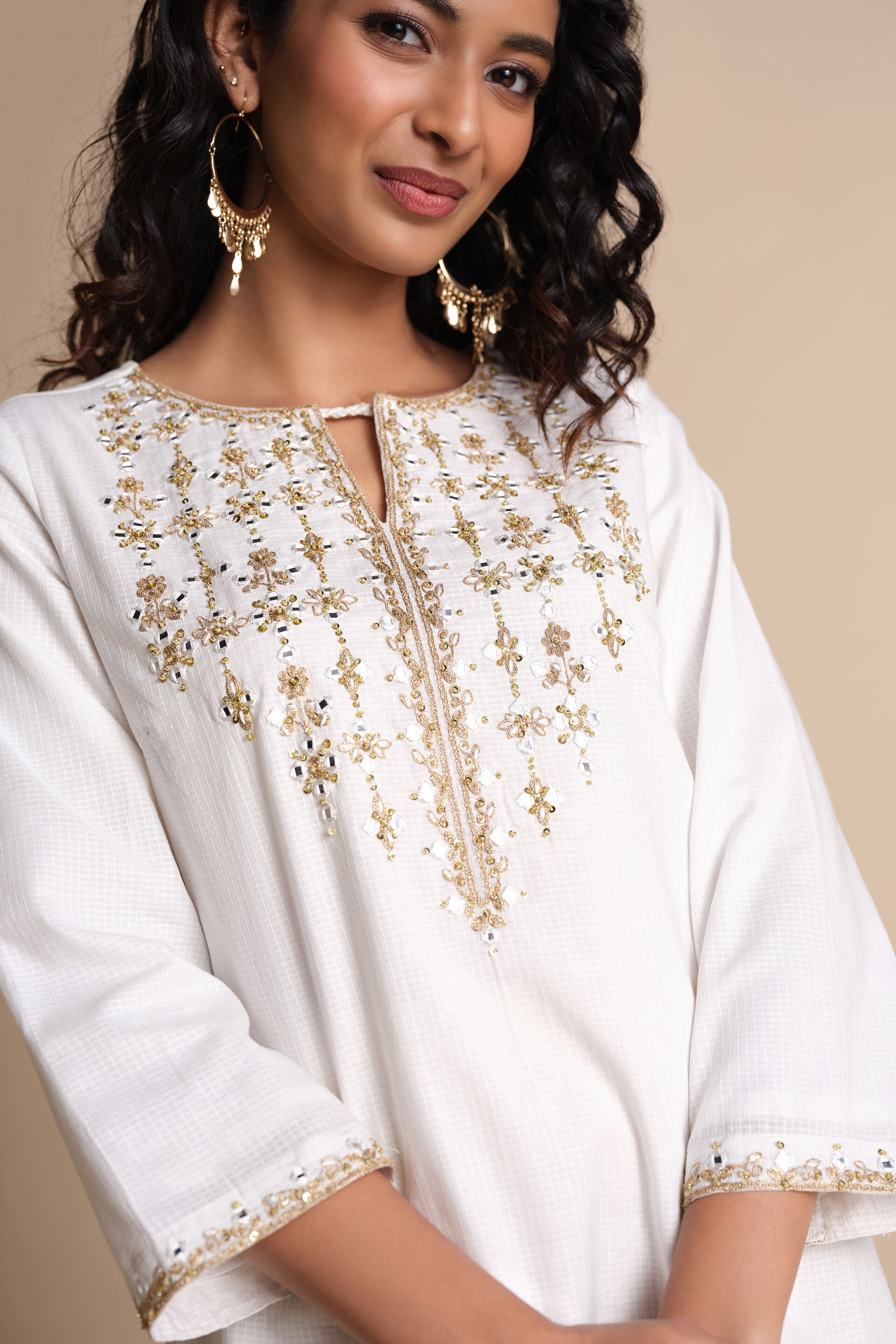 Shaguft Tunic, White, image 5